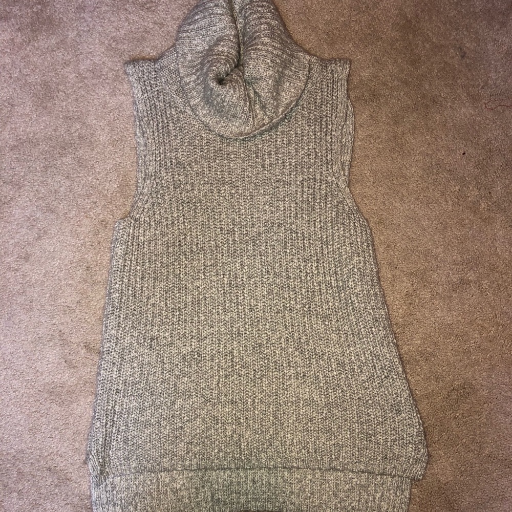 Knit Cowl Neck Sleeveless Top